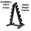 Compact 6 Pair Dumbbell Rack