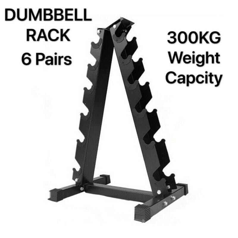 Compact 6 Pair Dumbbell Rack